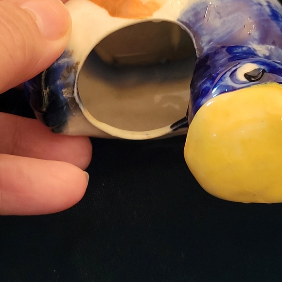 Rare Vintage Art Deco Mini Ceramic Duck Planter - Picture 6 of 8